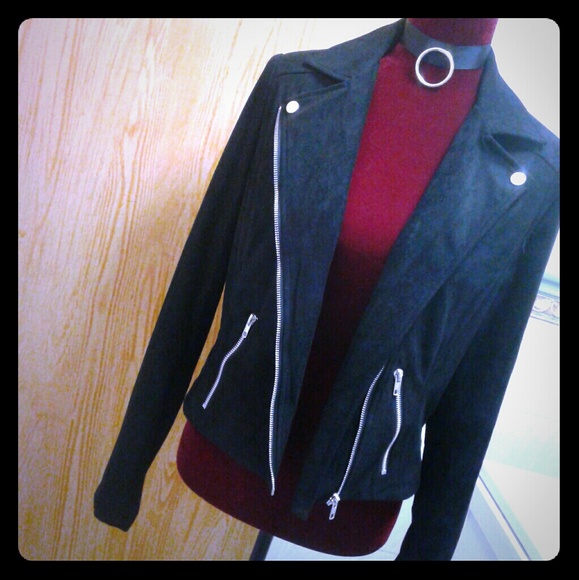 Necessary Clothing Jackets & Blazers - faux Suede moto Jacket (m)